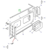 Seal Glass Upper LH - ALLMAKES