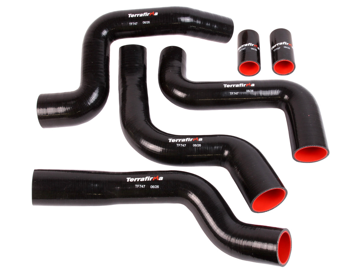 Terrafirma Silicone Intercooler Hose Kit - Black - L322 3.6TDV8