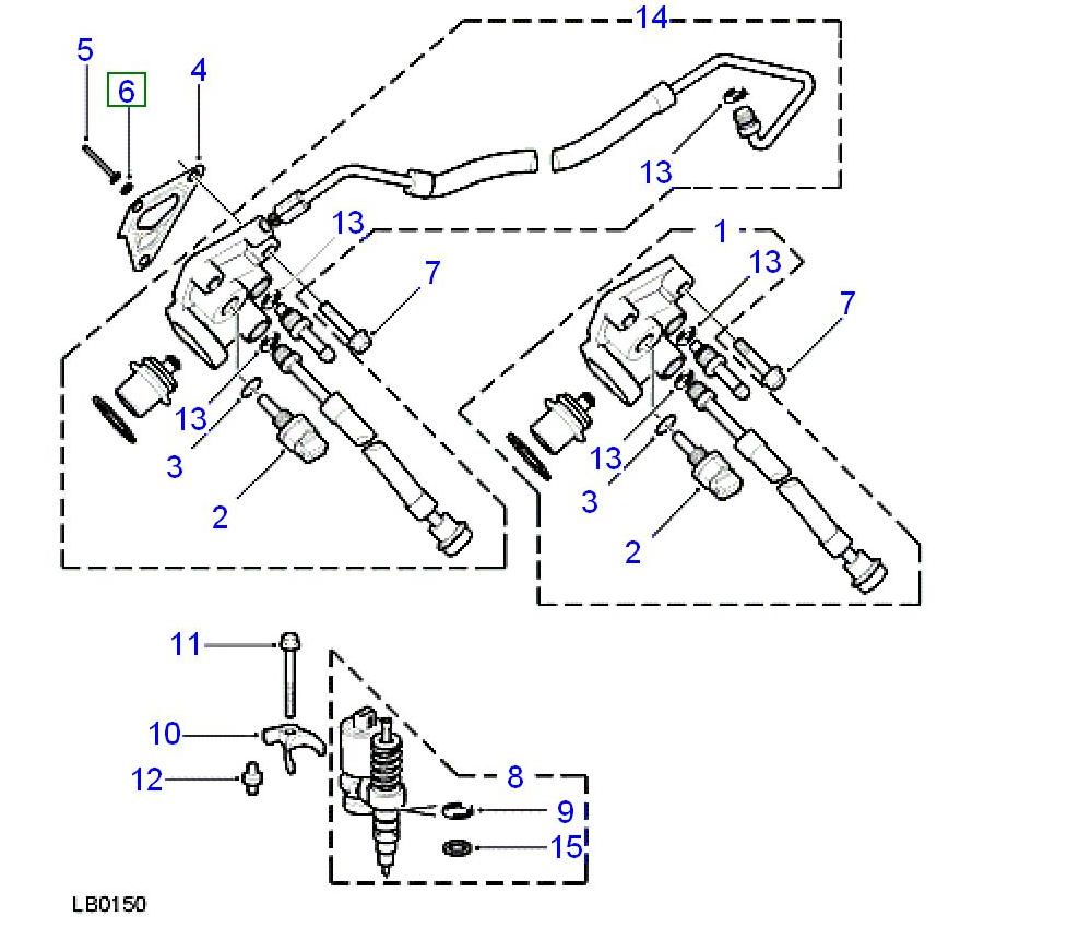 O Ring Fuel Pipe
