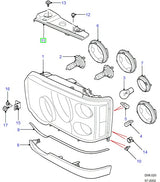 Headlamp Insulation Cover - left