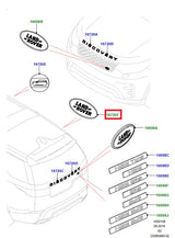 Name Plate  RH And LH - Black/Silver - GENUINE LAND ROVER