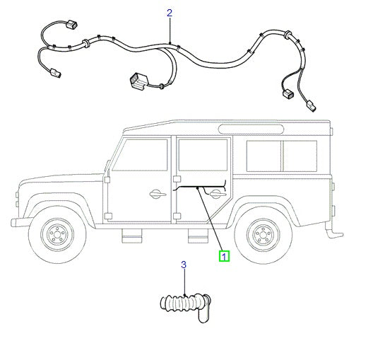Wiring - rear door
