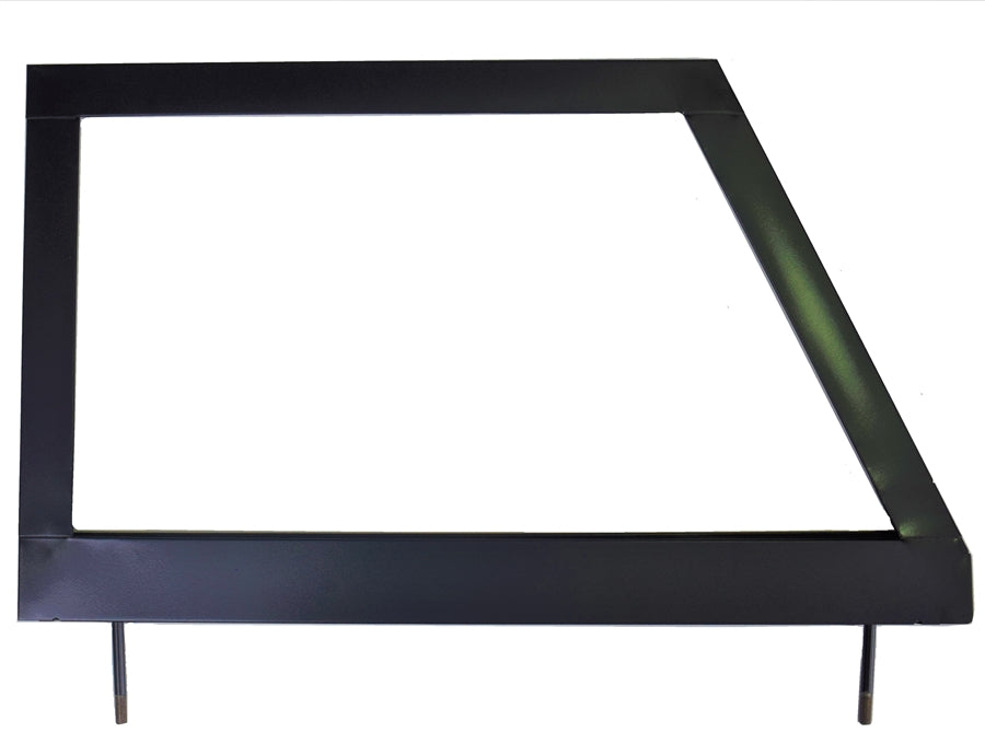 Door Top - RH - Front Without Glass - Black - AG PARTS