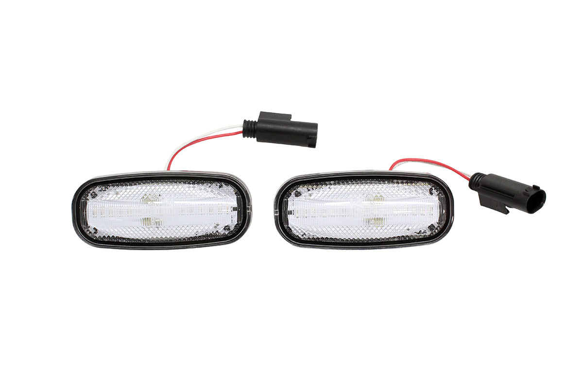 LED Clear Side Repeater (pair) - DEF 98 On - WIPAC