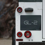 GL-2 LED Rear Taillight Kit - 3 Units per side (7 functions) - Clear Lens - GLOHH