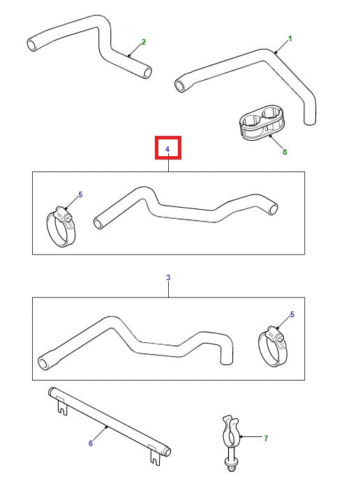 Heater Hose Return