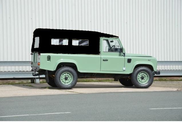 110" FULL HOOD BLACK CANVAS WSW
110” Defender Full Hood Pre 2000 - Cotton Canvas