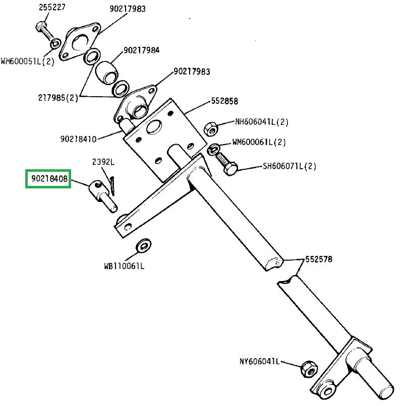 Handbrake Adjustment Rod Pin - OEM