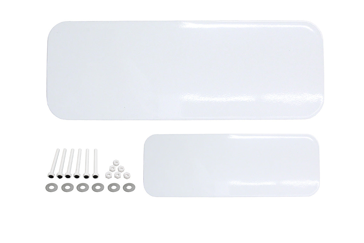 Spare Wheel Delete Rear Door Panels Fuji White 2020 DEF - TERRAFIRMA