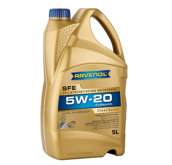Motor Oil - 5W20 - SFE SAE - 5 Liters - RAVENOL