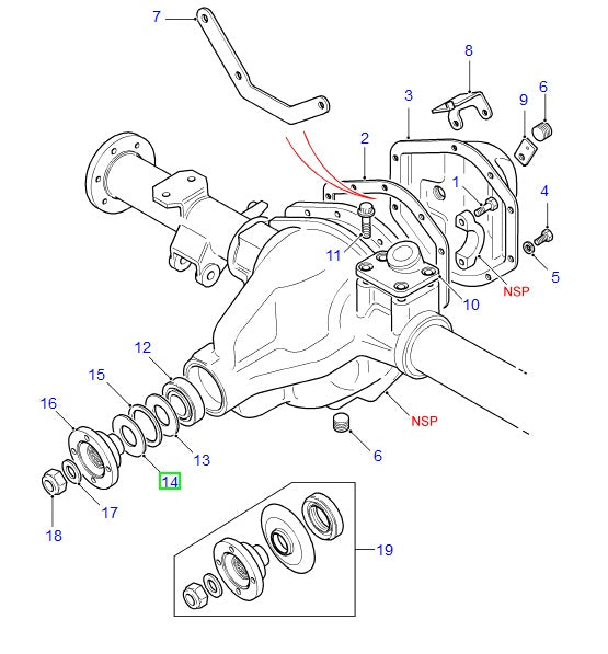 Gasket Diff Unit