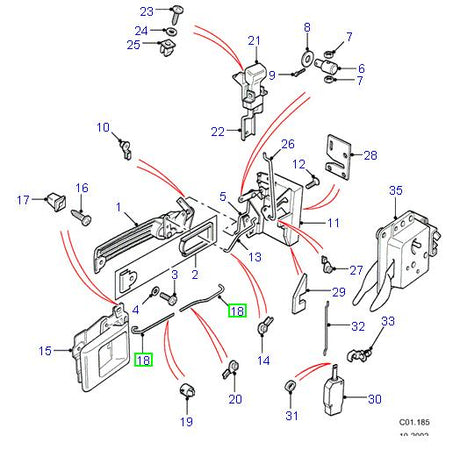 Door Lock Link LH