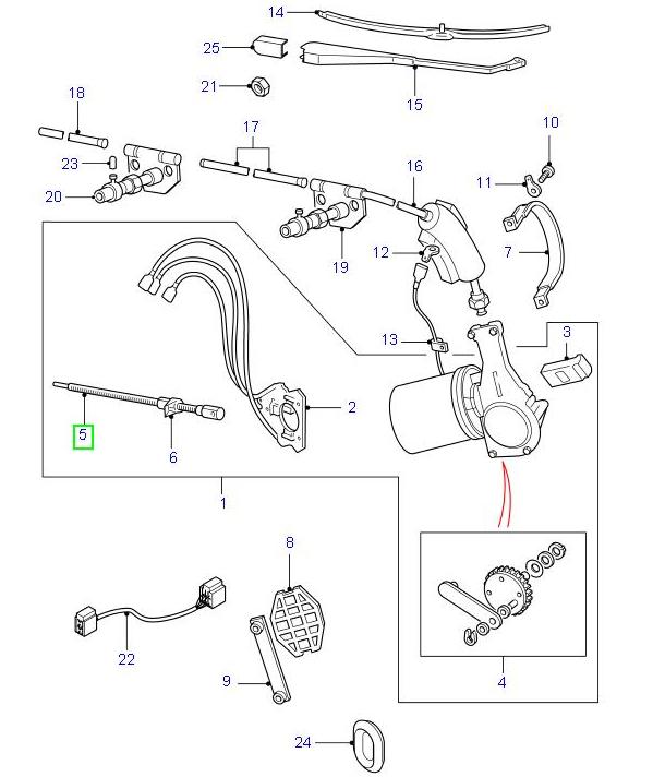 DLE000010 - Wiper Link Assembly