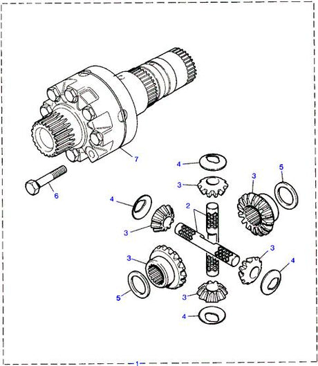 Diff gear set