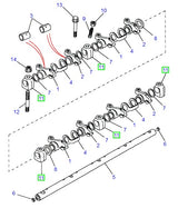 Clamp Rocker Shaft