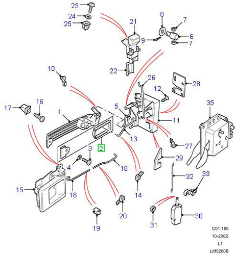 Door Handle Gasket