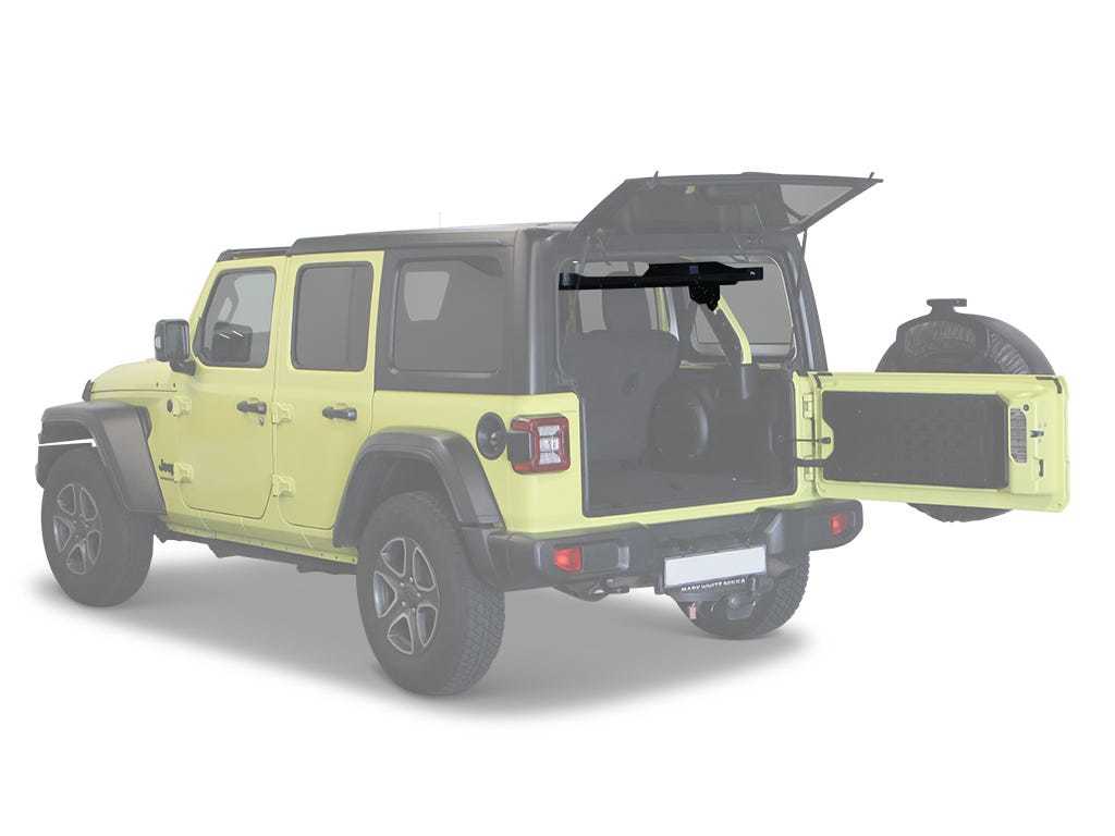 Jeep Wrangler JLU Cargo Molle Interior Shelf