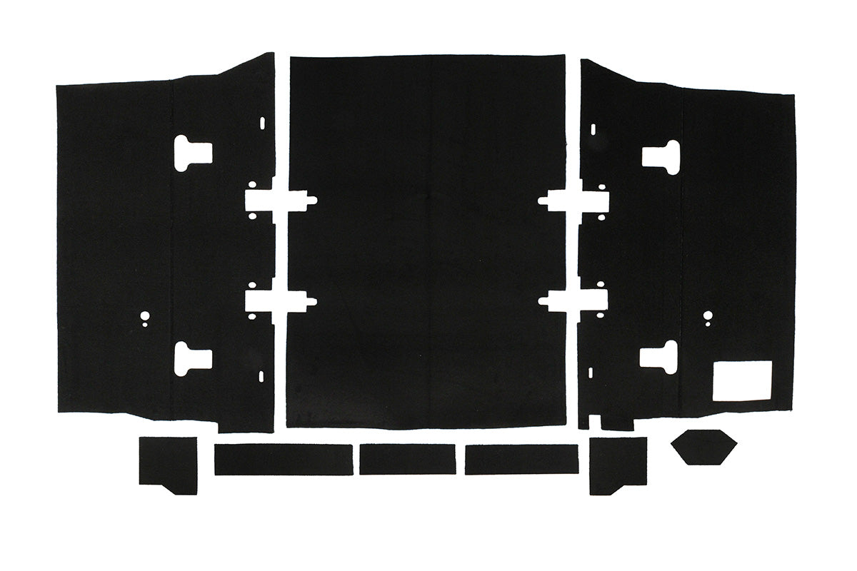 Rear Body Carpet Set - Forward Facing Seats (cut Away Arches) - ALLMAKES 4X4