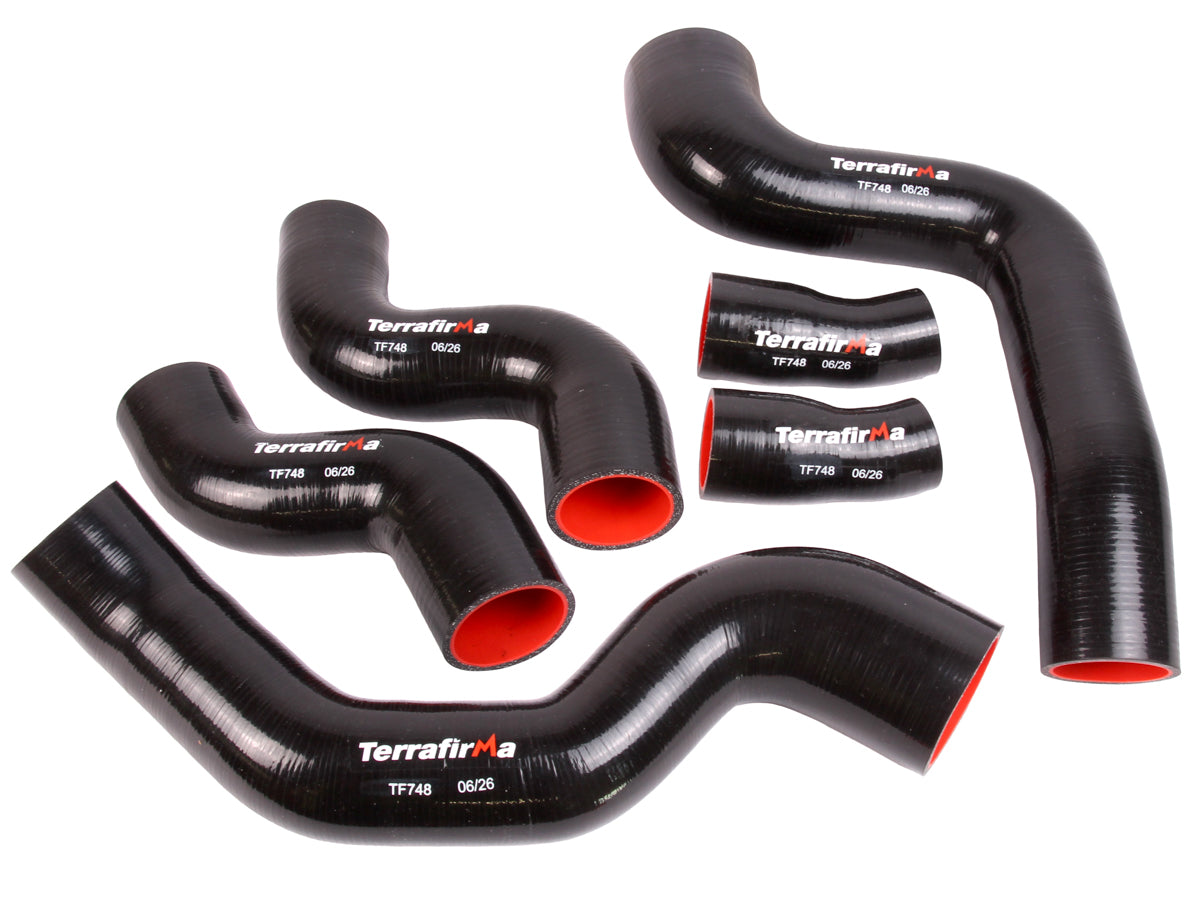 Terrafirma Silicone Intercooler Hose Kit - Black - RRS 3.6TDV8