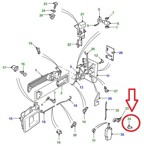 Screw - ORIGINAL LAND ROVER