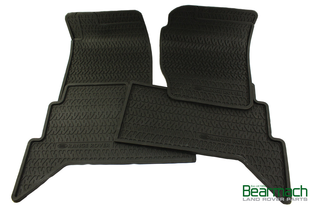 Rubber floor mats - front/rear - Genuine