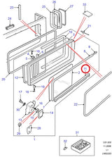 Glass Channel - Right Side Rear Window