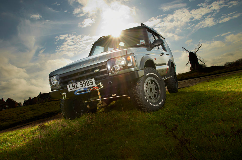 Land Rover Discovery 2 equipped with Terrafirma accessories