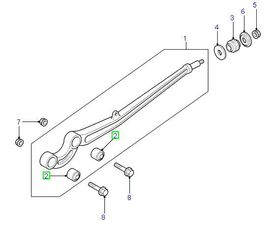 Bush Radius Arm