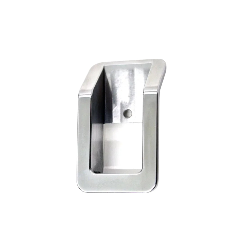 Door locking peg surrounds - silver - pair - ag parts