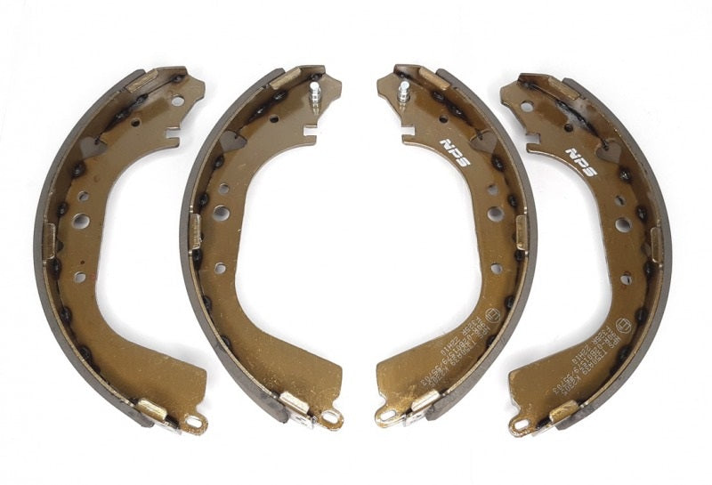 Rear brake shoe set - 4 pieces - NPS