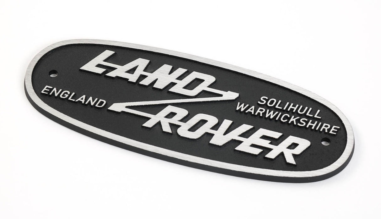 Vintage Land Rover Badge – Aluminium