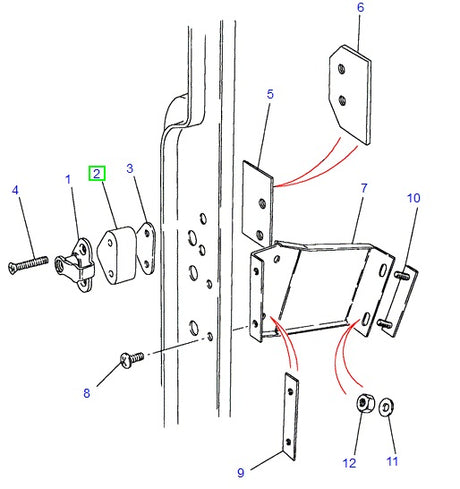 Spacer Door Striker - ALLMAKES