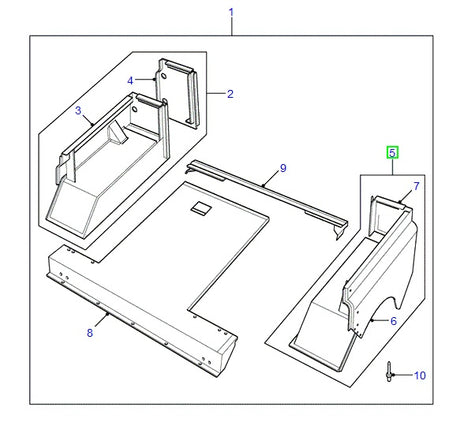 LH Rear Arch Assy