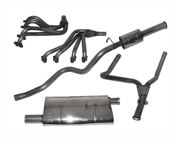 Stainless Steel Sports Exhaust System With Tubular Manifold