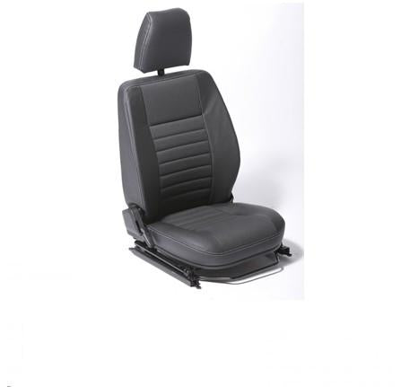 Seat Comp RH Frt Blk Vinyl - EXMOOR TRIM