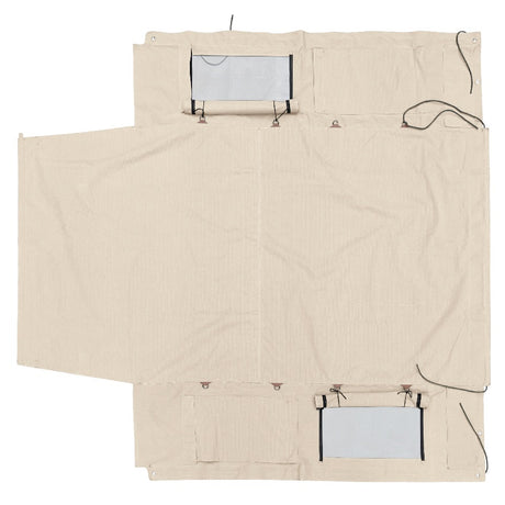Hood With Side Windows and Blinds 109" - Light Sand