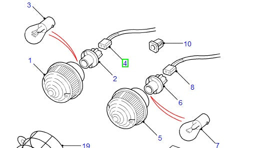 Harness Stop/Tail 3 Wire