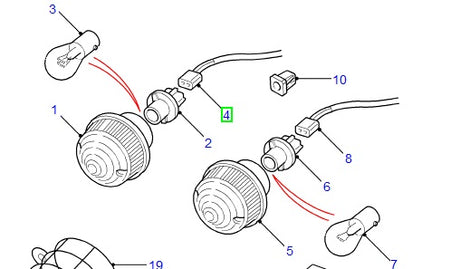 Harness Stop/Tail 3 Wire