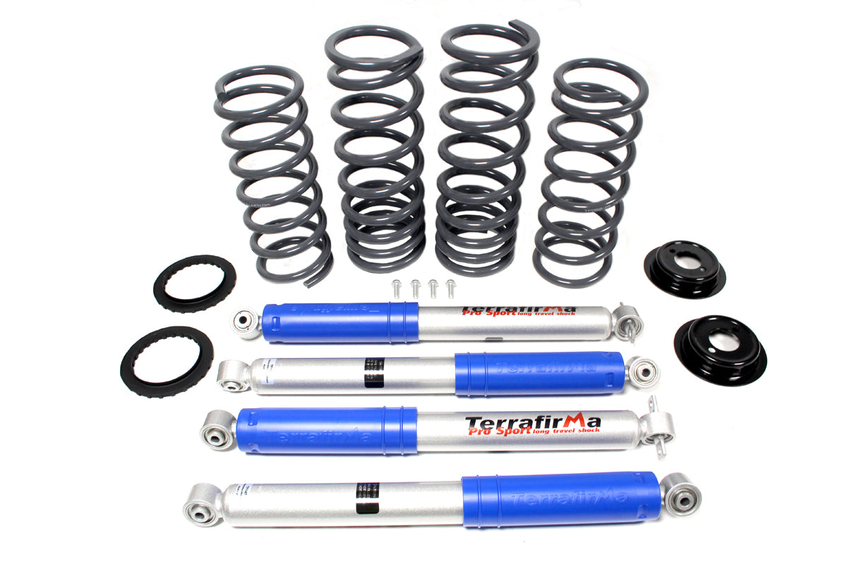 Air to Coil Conversión Kit Disco 2 + 2 In Heavy Load Long Shocks - Pro Sport Shock Absorver