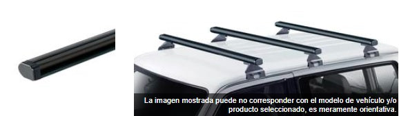 Roof Bars Cruz Alu Cargo Dark AF + Kit of 6 V22 supports