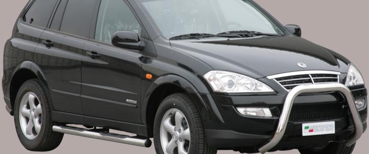 Grand Pedana (Side Bars with steps) Inox - MISUTONIDA 4x4 (ITALIAN STYLE ACCESORIES)