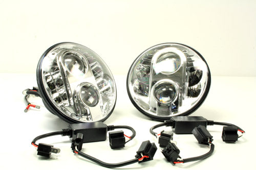 Duo-lux 7" led headlight (single) lhd