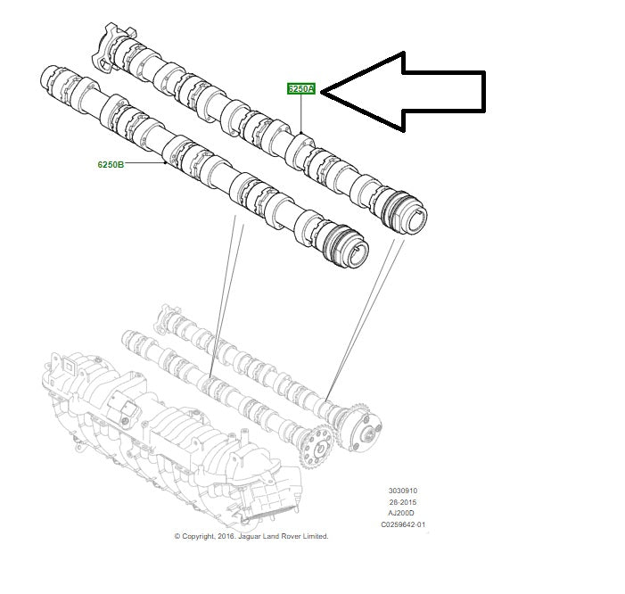 Camshaft - Exhaust