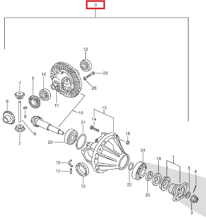 Rear Differential Assy