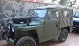 Full Canvas - Side and rear windows - Kahki or Sand Color - AG PARTS