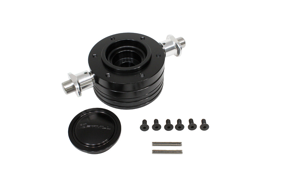 Steering Wheel Boss Quick Release 48 Spline Black - ALLMAKES 4X4