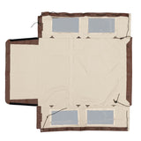 Hood With Side Windows and Blinds 109" - Light Sand