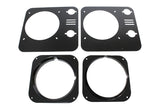 Retro Headlight Bezels - Slotted - Pair