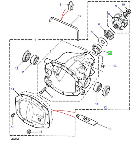 Taper Roller Bearing Diff