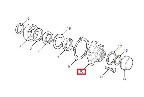 Flange drive shaft